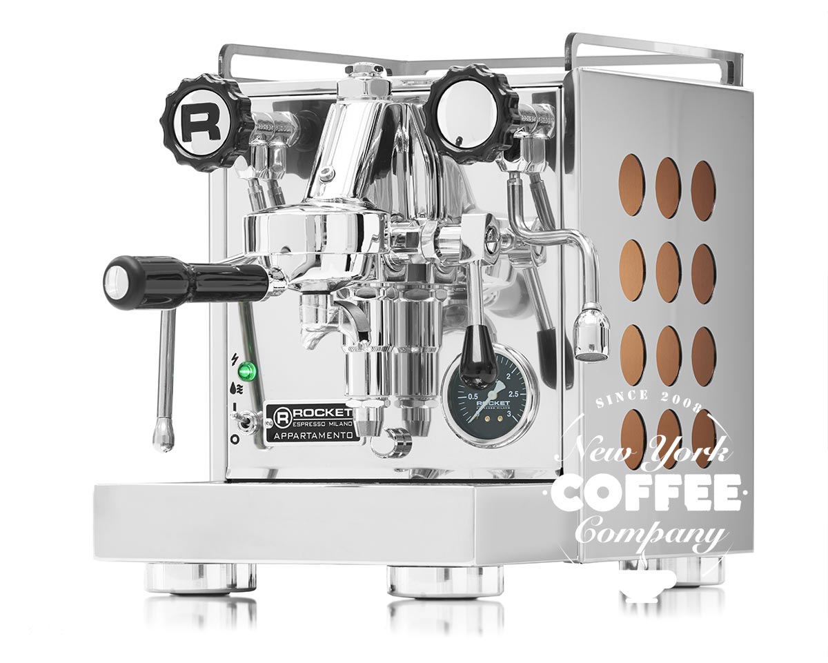 Rocket Appartamento Machine à espresso cuivre