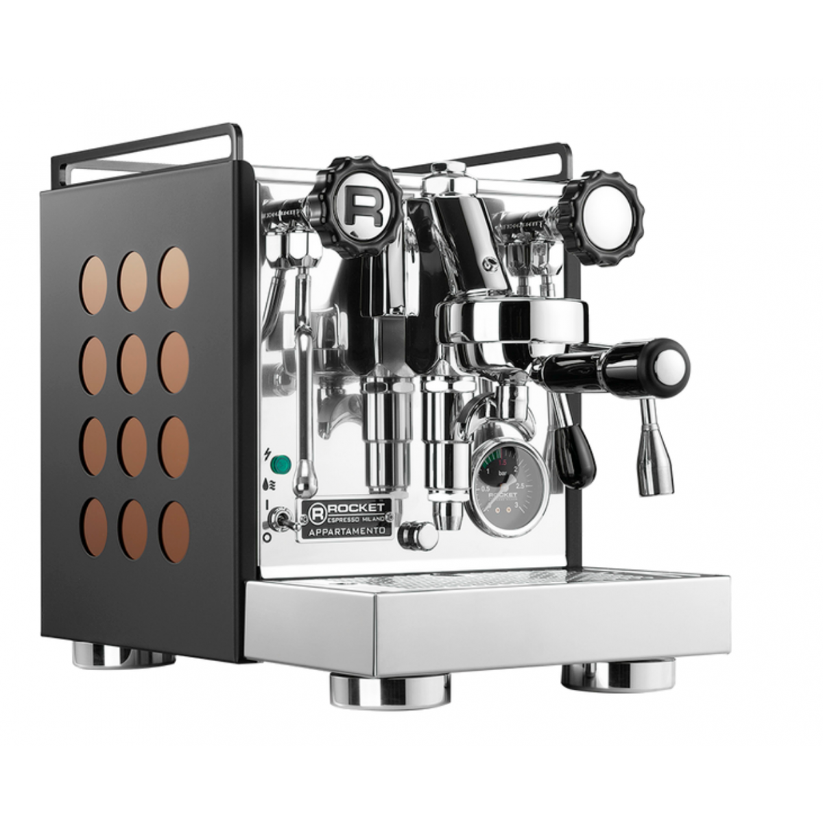 Rocket Appartamento Nera Machine à espresso en cuivre