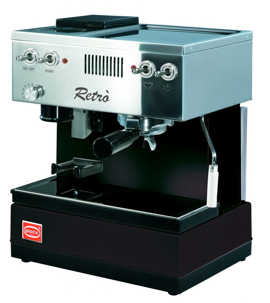 Quick Mill 0835 Machine à espresso rétro noire